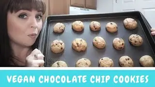TASTY Vegan Chocolate Chip Cookies! | Recipe
