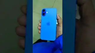 iPhone 16 Plus Ultramarine Color Review 💙 #Shorts