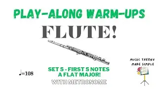 Your Daily Flute Warm-Up 💨 | Play-Along 5 for beginner flutists!