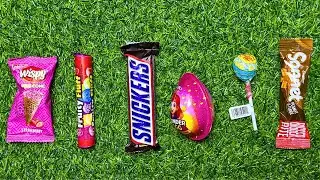 ASMR Most Popular Candys / Some Lots Of Colorful Rainbow Lollipop Candy / Unpacking Chocolate Eat