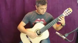 Paul Sheridan 2016 Spruce top lattice n&deg;208  demo Carcassi www.concert-classical-guitar.com
