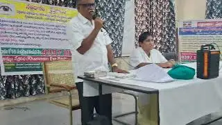 Eye Donation Awareness and Eyebanking  Knowledge program at GGH KHAMMAM for Nursing College Students
