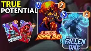 MARVEL SNAP INDONESIA - AKU COBA KELUARKAN POTENSI TERSEMBUNYI JIM HAMMOND!! JIM HAMMOND WICCAN DECK