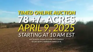 78 +/- Acre Farm and Land Auction | Tippecanoe County, Indiana | April 9, 2025