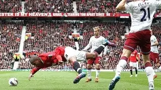 Ashley Young of Manchester United's diving, cheating ways