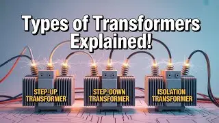 Different Types of Transformers | Step-Up, Step-Down & Isolation Transformers Explained ⚡