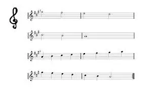 E Flat Instrument - A Major Scale