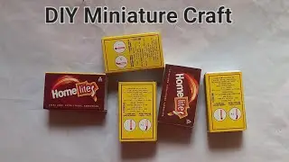 DIY Matchbox Craft 😱/ How To Make A Cute Toy Car At Home / Miniature Craft / School Project / Craft.