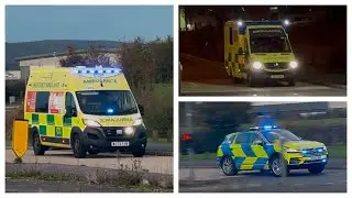Ambulances Vehicles Responding out of SWAS East Devon Operations Centre