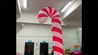 Sweet Spectacle: Giant Candy Cane Inflatables for Christmas & Circus Events | Trippy Creations