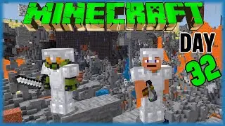 Operation Villager Rescue: Surviving 100 Days of Minecraft Night 32
