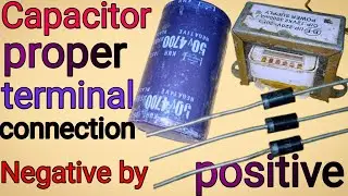 Diode and  capacitor right terminals/longevity of the device/ drone create studio. 