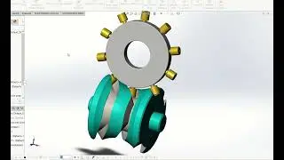 Globoidal Indexer Cam by Solidworks