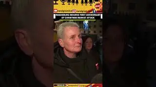 Germany&rsquo;s Magdeburg Marks 1st Anniversary of 2024 Christmas Market Attack | Tribute & Remembrance
