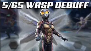Alliance War | Tier 1 | Who To Fight A 5/65 Wasp Dismay/Debuff Mini | Marvel Contest of Champions