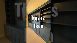 Используем IKEA для создания встроенной мебели! #ikea #diy #shorts
