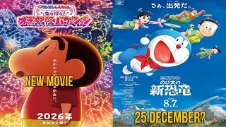 Shinchan New 2026 Upcoming Movie || Doraemon Nobita's New Dinosaur On Disney Channel 