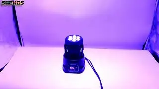 LED Wash 7x18W RGBWA+UV  Moving Head Lighting