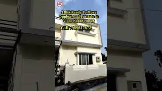 3 Bhk Ready To Move Duplex Villa New House For Sale in Vikas Nagar Hosur #readytomove #viralshots