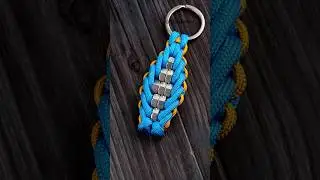 Hex Nuts Rhombus paracord keychain #shorts #paracord #handmade #keychain #diy