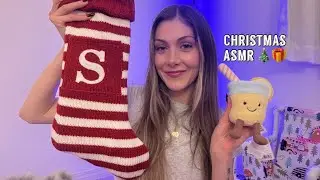 ASMR | Filling my Daughter&rsquo;s Stocking 🎄🎁 (Whisper rambles w/ lots of tapping/scratching) 