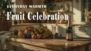 Fruit Platter and Bubbles ASMR A Soft Celebration