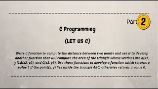 Write function to compute the distance between two pts and use it to develop|Part-2 | Coding Machine
