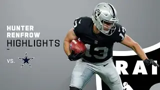 Every Hunter Renfrow Catch from 134-Yd Game vs. Cowboys | NFL 2021 Highlights