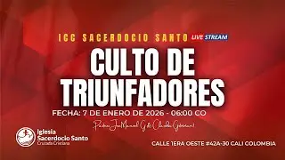Culto de Triunfadores 👨&zwj;👩&zwj;👧&zwj;👦- Sacerdocio Santo LIVE 🔴| 4 de Enero 2026|