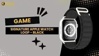 Game - Signature Apple Watch Loop - Black | GrunX