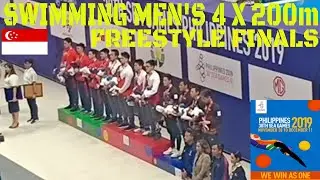 30TH SEA GAMES UPDATE 2019 SWIMMING/ MENS 4X200m FREESTYLE FINALS