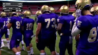 2018 BC High School Football AAA Semi-Final: Mt. Douglas vs Vancouver College