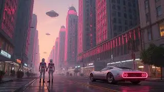 This Is the Android Utopia We Never Saw Coming ✨ | Pink Neon Sci-Fi Mood Film