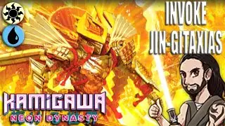 Invoke Justice Jin Gitaxias Azorius Kamigawa Neon Dynasty MTG Standard