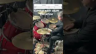 Cumbia drum Rhythm bass drum variation #drums #cumbia @gamadrumstick