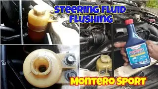 Power Steering Fluid Flushing | Paano Magpalit ng Steering Fluid | Montero Sport | #JulzGaragePh