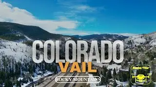 4K Winter Wonderland: Stunning Aerial Drone Views of Vail, Colorado