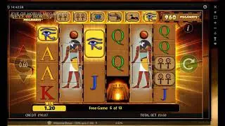 Online slots - Eye of Horus bonuses galore!