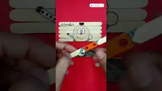 Kiteretsu drawing on icecream stick #shorts #viral #cartoon #kiteretsu #shortsfeed
