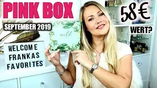 Pink Box September 2019 | UNBOXING & VERLOSUNG