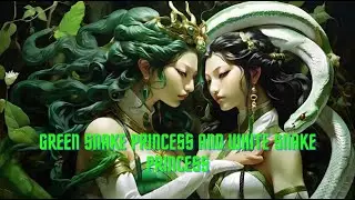 Green snake princess and White snake princess  @fairy tales