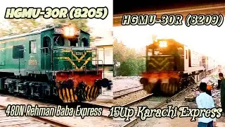 Dabble action IN Drigh Colony 48DN Rehman Baba Express & 15Up Karachi Express|| Pak Railway||