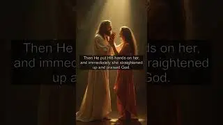 Jesus Heals a Woman Bent Over for Eighteen Years
