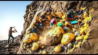 The lost treasure chest of gold is buried in the forest.