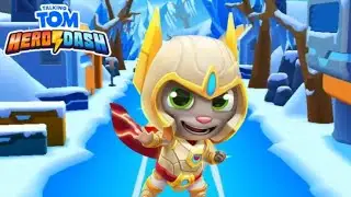 Talking Tom Hero Dash Christmas 2025 - Platinum Tom