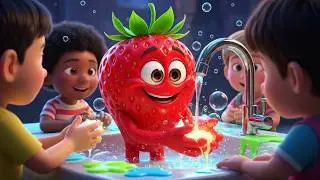 Glow Paint Everywhere!🍓🌈🧼Wash Your Hands with Berry Jam
