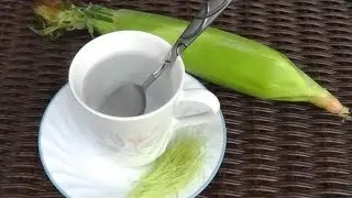 How to make corn silk tea.  Corn SilkTea, corn silk tea recipe.