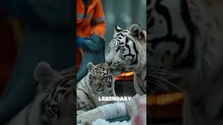 An Incredible Story of Courage: The Smart Baby White Tiger