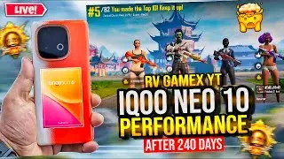 iQOO NEO 10 BGMI TEST WITH FPS METER 🔥 LIVE STREAM 💥 SUPER SMOOTH 120 FPS GAMEY 