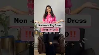 #meeshofinds Non- revealing Dress Under 400 #shorts #viral #meesho #youtubeshorts #meeshohaul #fyp